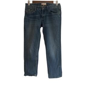 Banana Republic Women’s Stretch Jeans Blue Straight Leg Mid Rise Size 28/6